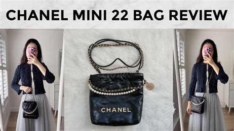 chanel 22 green|chanel 22 small black.